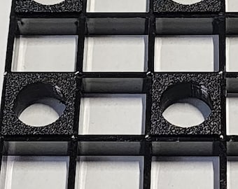Anti-Wobble Egg Crate Frag Rack Inserts - Keeps Frag Plugs Upright (25 Pack) | 3D Printed