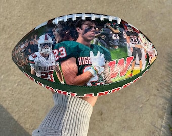 Custom Photo Football: Personalized Athlete Gift