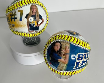 Custom Softball (personalized photo)