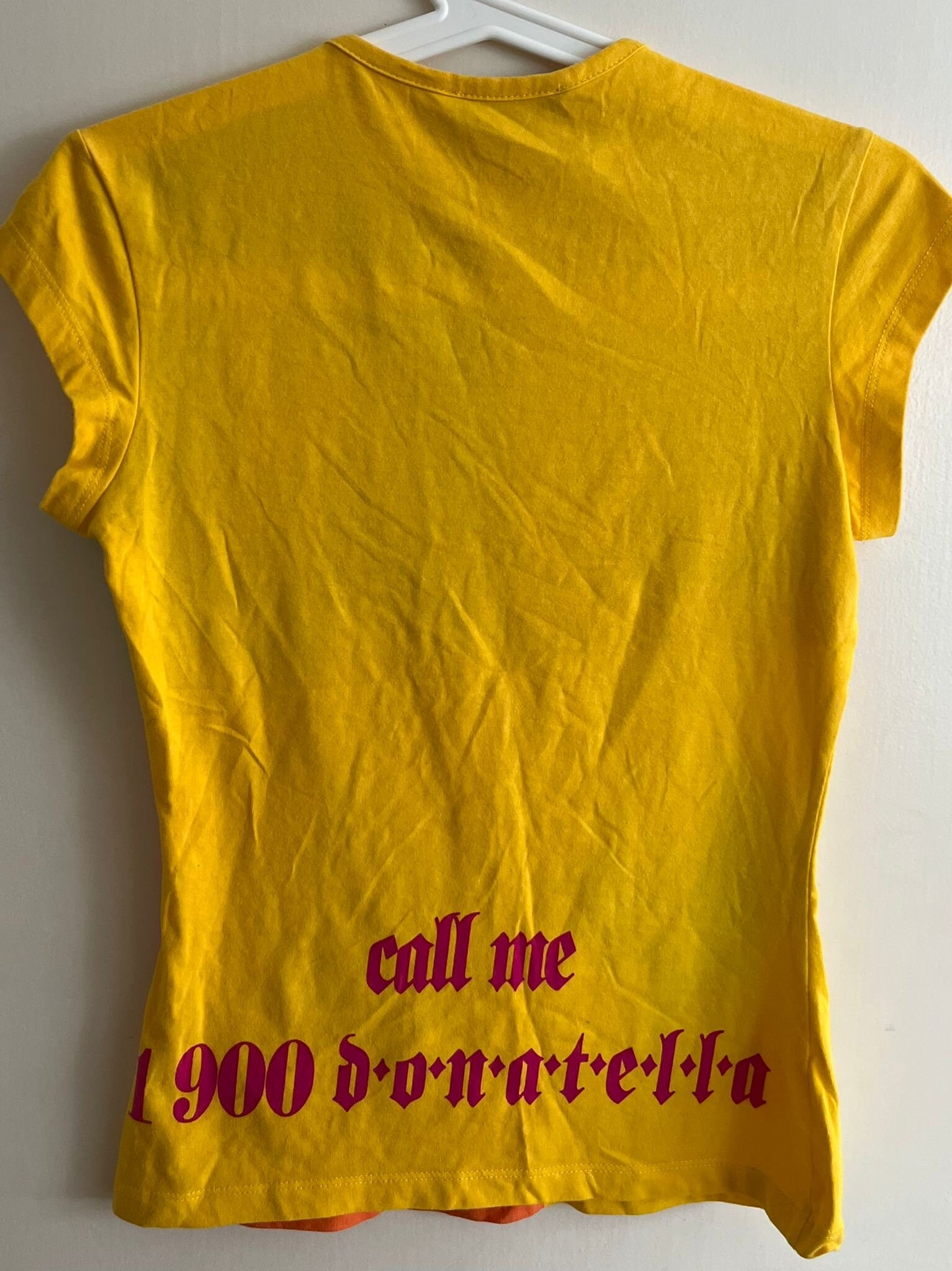 VERACE ヴェルサーチ Tシャツ Call Me Donatella レア⭐︎ VERACE ヴェルサーチ Tシャツ Call Me Donatella レア⭐︎