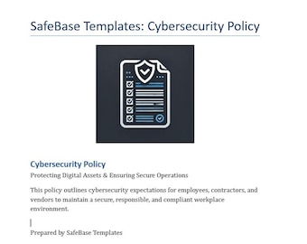 Cyber Security Policy