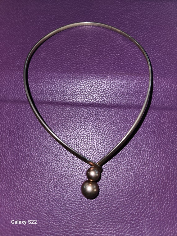 Rare Brass Ball Necklace - image 2