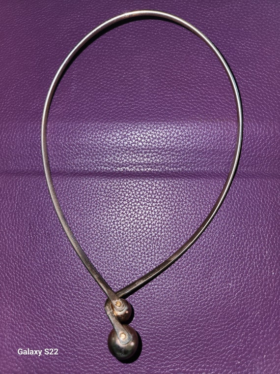 Rare Brass Ball Necklace - image 4