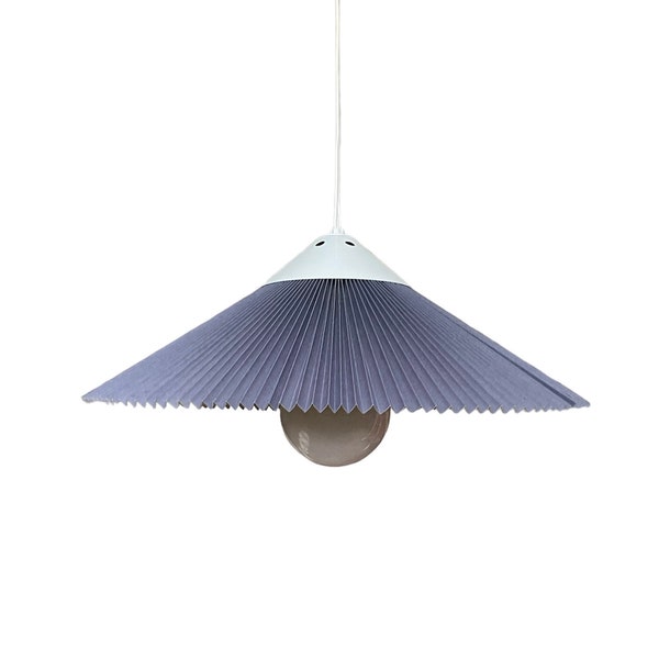 1970s Danish Caprani Pleated Swag Lamp