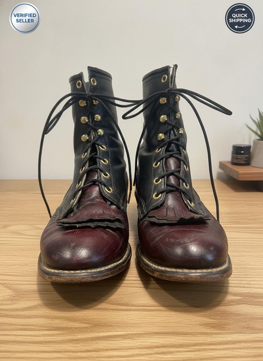 Vintage Laredo Boots - Etsy