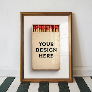 Matchbox Art Custom Print – Gepersonaliseerde wanddecoratie cadeau, uniek stel kunst, zuidwestelijke bruiloft poster Texas Wall Art pensioen cadeau idee