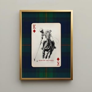 Polo Playing Card Wall Art - Etsy
