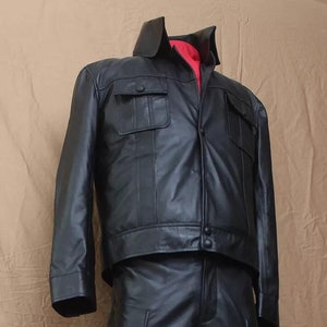 Elvis Presley 1968 Comeback special Lambskin black leather suit tribute Artist