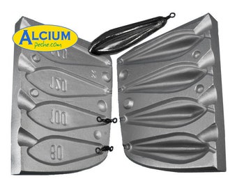 Moule à plombs OLIVE PERCEE 4 6 8 10 12 15 20 30 GRS   MOU062   France