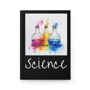 Science Hardcover Journal Notebook Matte