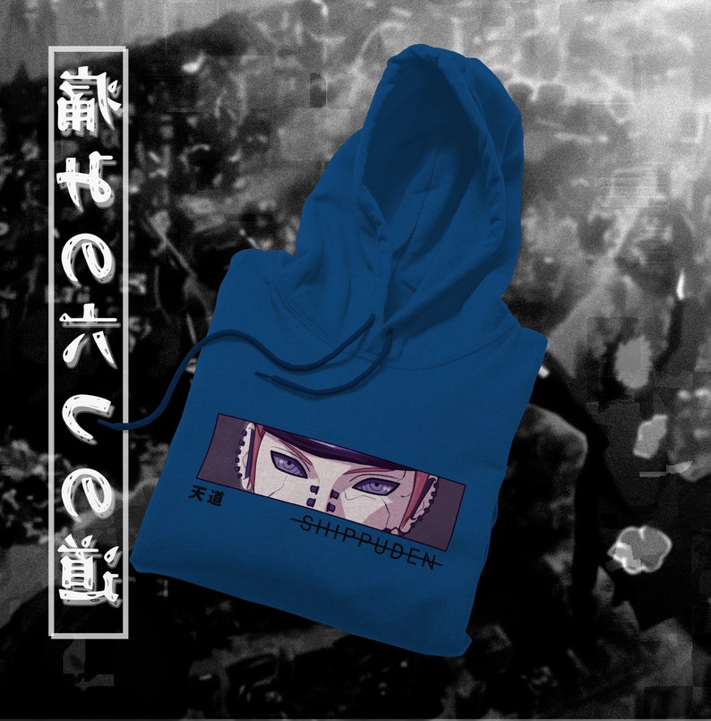 Naruto, Pain Akatsuki, Sudadera con capucha, Sudadera, Amante del anime, Anime, Ropa para adultos, Anime y Manga, Regalo para él, Regalo para ella, Tendo, Shippuden imagen 8