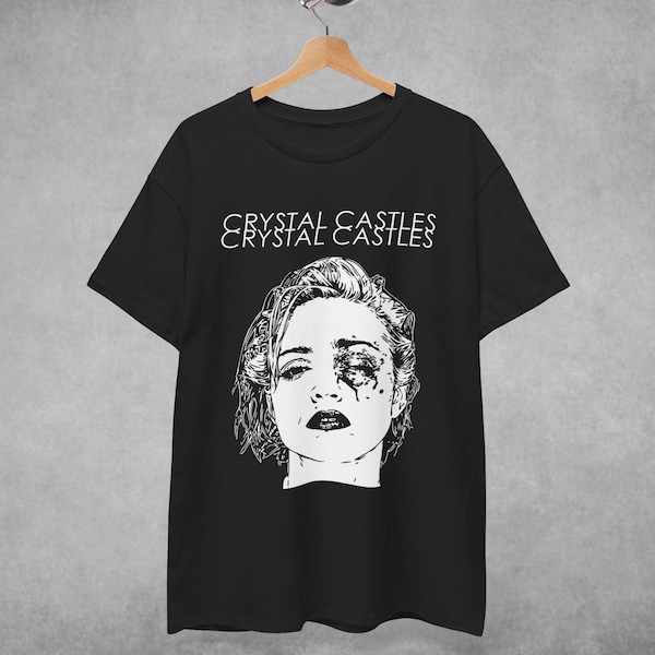 Crystal Castles Unisex T-Shirt - Molchat Doma - 100 Gecs - Laura Les - Alternative Music Poster for Gift
