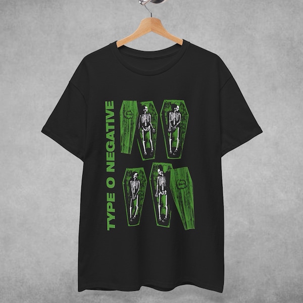 Type O Negative Unisex T-Shirt - Goth Rock Band Merch for Gift - Goth Metal Tee - Lebanon Hanover - Carcass - Napalm Death - The Cure