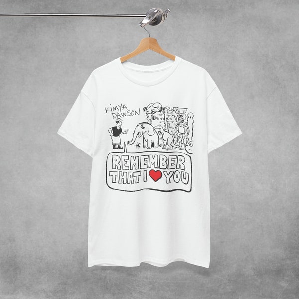 Camiseta gráfica del álbum "Recuerda que te amo" de Kimya Dawson