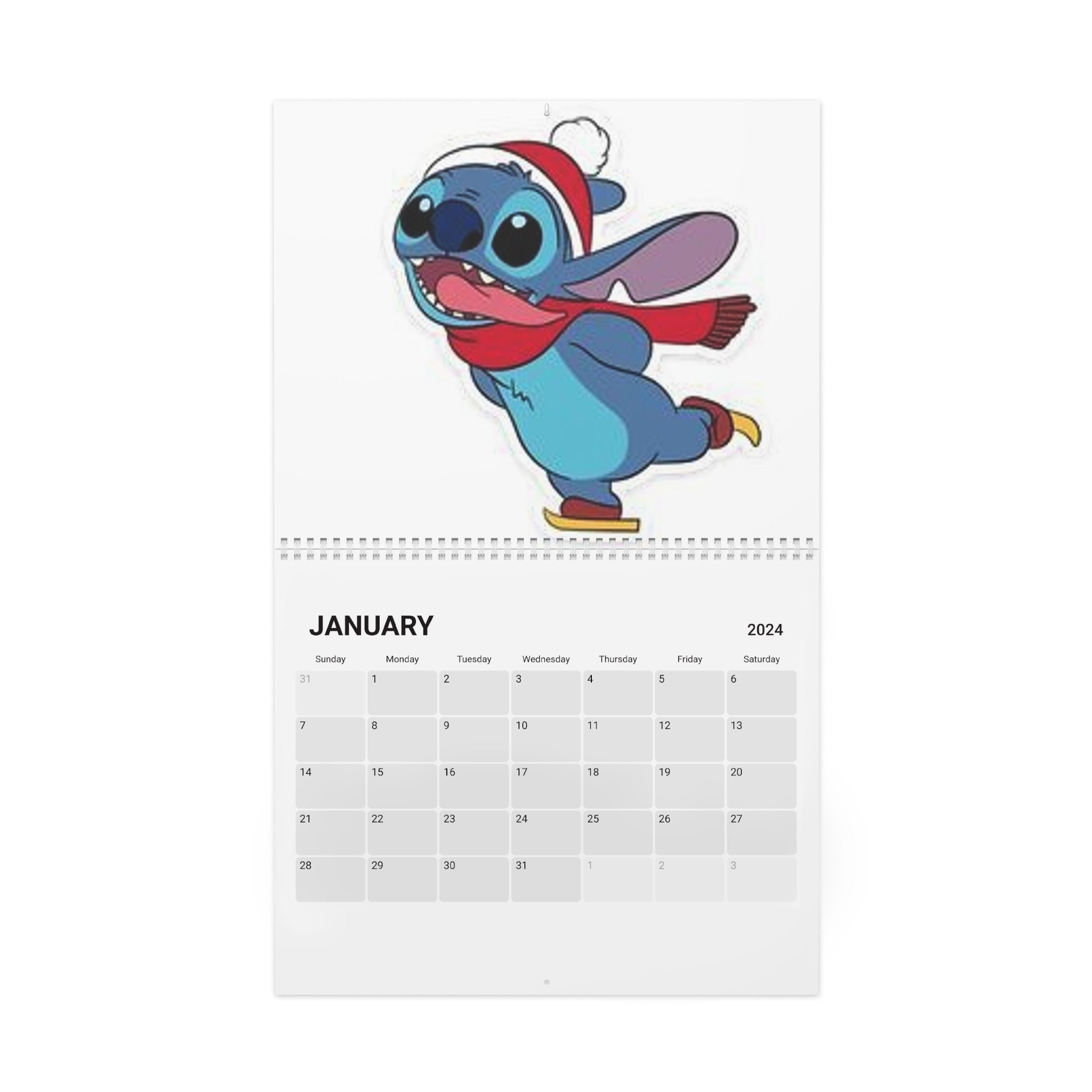 Stitch Disney 2024 Calendar, Disney Decor