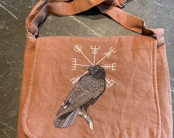 Viking crow purse