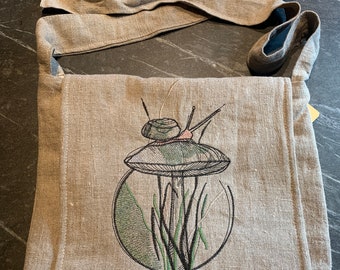 Snail mushroom cross body