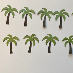 Creative Memories Palm Tree Die Cut Punch Outs |  Pack of 6 Total Die Cuts |  Scrapbooks, Cards, Paper Crafts Embellishments