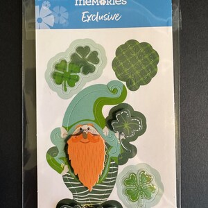Lucky Leprechaun Aufkleber Verschönerung für Scrapbooking, Card Making oder Paper Crafting | Kreative Erinnerungen | St. Patrick's Day