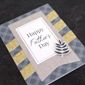 Cartões feitos à mão para o dia dos pais | Trio de cartas "Adereços para pops" de memórias criativas | Comemore o papai | Conjunto de 3 cartas | Feito à mão