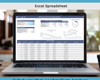 Leningcalculator voor rente- en aflossingsplan voor onroerend goed | Leningcalculator |  Financieringscalculator | Excel-werkbladsjabloon