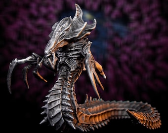 Hydralisk zerg from StarCraft metal miniature hand painted