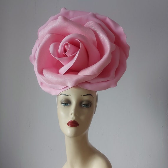 Fascinator Floreale Donna - Cappello Decorativo Con Fiori Grandi Per Eventi E Costumi