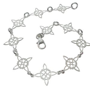 Witch knots bracelet sterling silver/Witch knot jewelry/Amulet pendants witch knot/Pulsera nudo de bruja plata/Amuleto nudos de brujas