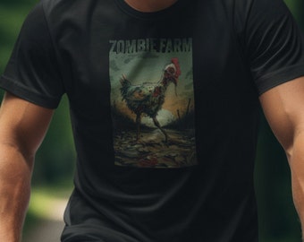 Zombie Chicken Undead Farm Animals Unisex T-shirt