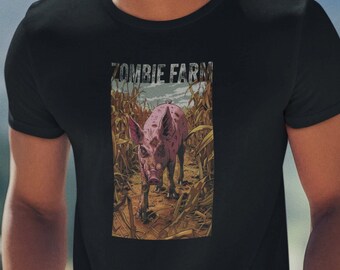 Zombie Pig Undead Farm Animals Unisex T-shirt