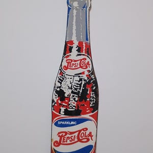 Vintage Pepsi Cola Porcelain Enamel Sign: Soda Pop Advertising Collectible