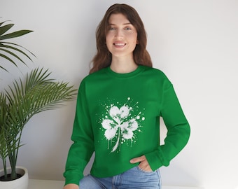 Shamrock Sweatshirt - St Patrick's Day Lucky Shirt, Womens Shenanigans Sweatshirt, Irish Shirt, St Patrick Y2K, Comfort Color