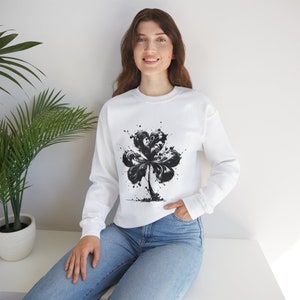 Shamrock Sweatshirt - St Patrick&#39;s Day Lucky Shirt, Womens Shenanigans Sweatshirt, Irish Shirt, St Patrick Y2K, Comfort Color