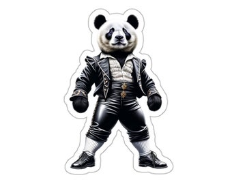 Irish Dancer Panda Sticker // Irish Music Sticker for instrument case, laptop, or water bottle