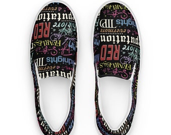 Taylor Swift Inspired Slip On Canvas Shoes -- Eras Tour Outfit Inspo