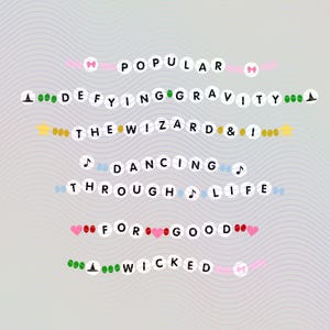 Bundel! * Wicked Friendship Bracelet PNG/SVG * Populaire tartende zwaartekracht voor goed dansen door het leven The Wizard & I * DIY Cricut-silhouet