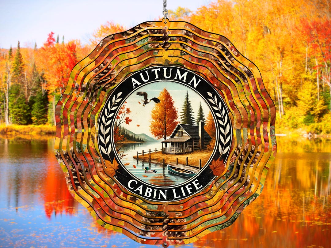 Fall Wind Spinner, Autumn Wind Spinner Sublimation Design, Windspinner ...