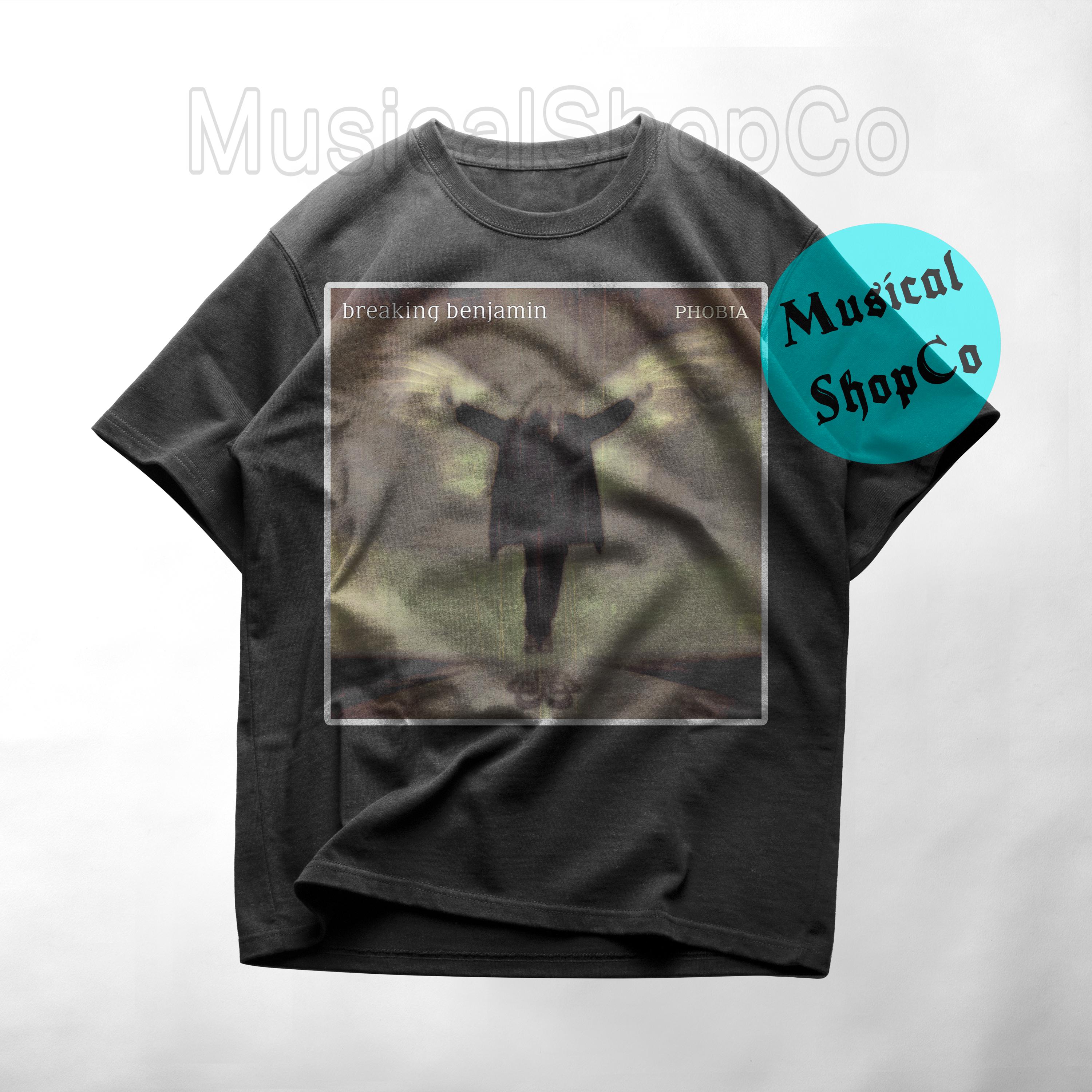 Breaking Benjamin Tee Breaking Benjamin Phobia Merch Fear Meets Fashion Phobia Album Tee Etsy UK