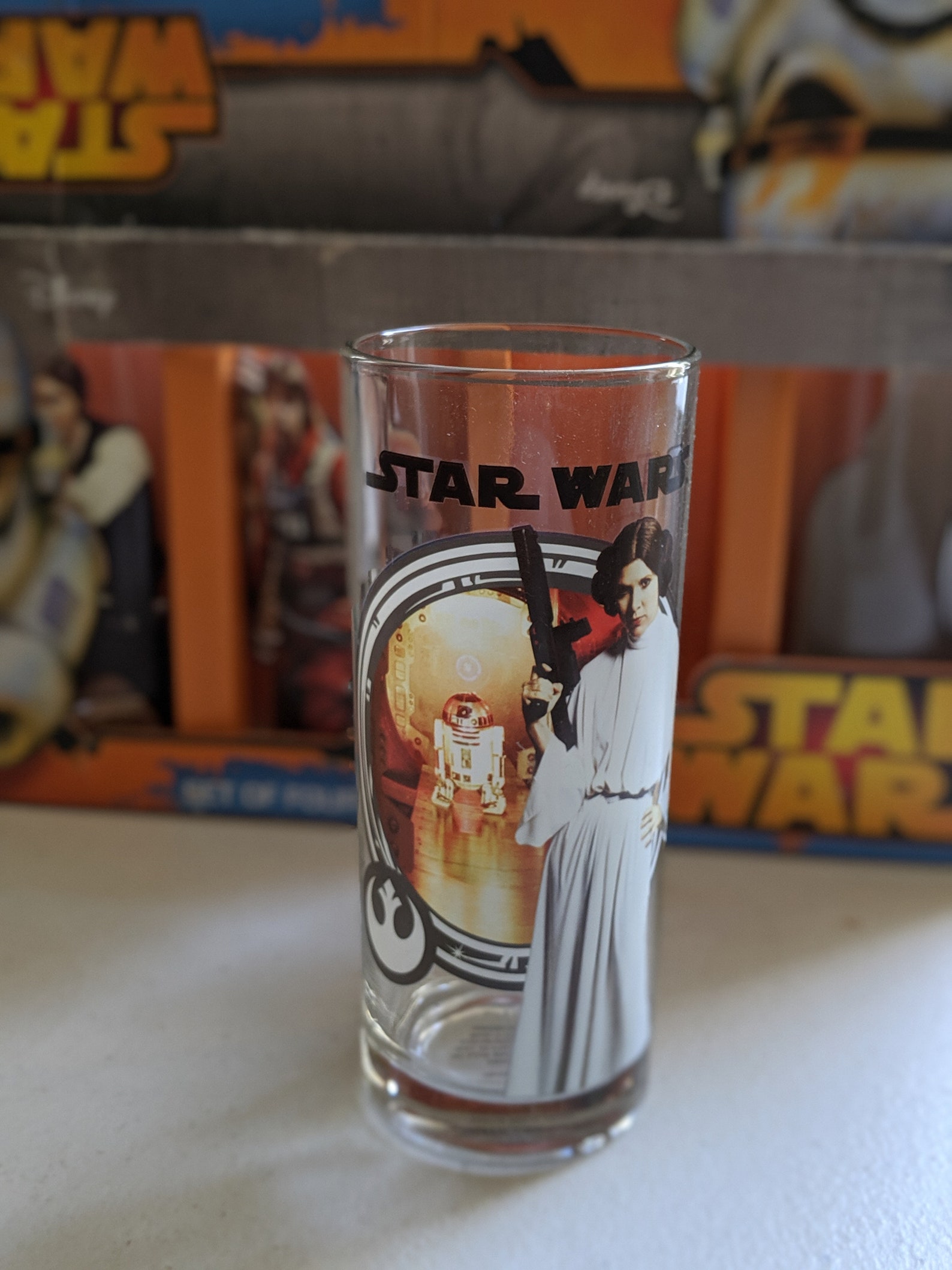 Vintage Star Wars Drinking Glasses set of 4 Luke Skywalker | Etsy