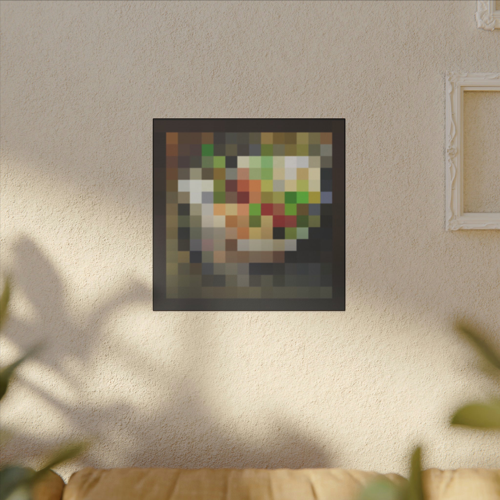 Minecraft Kebab Painting Printed Canva Giclée Print Canvas Printed