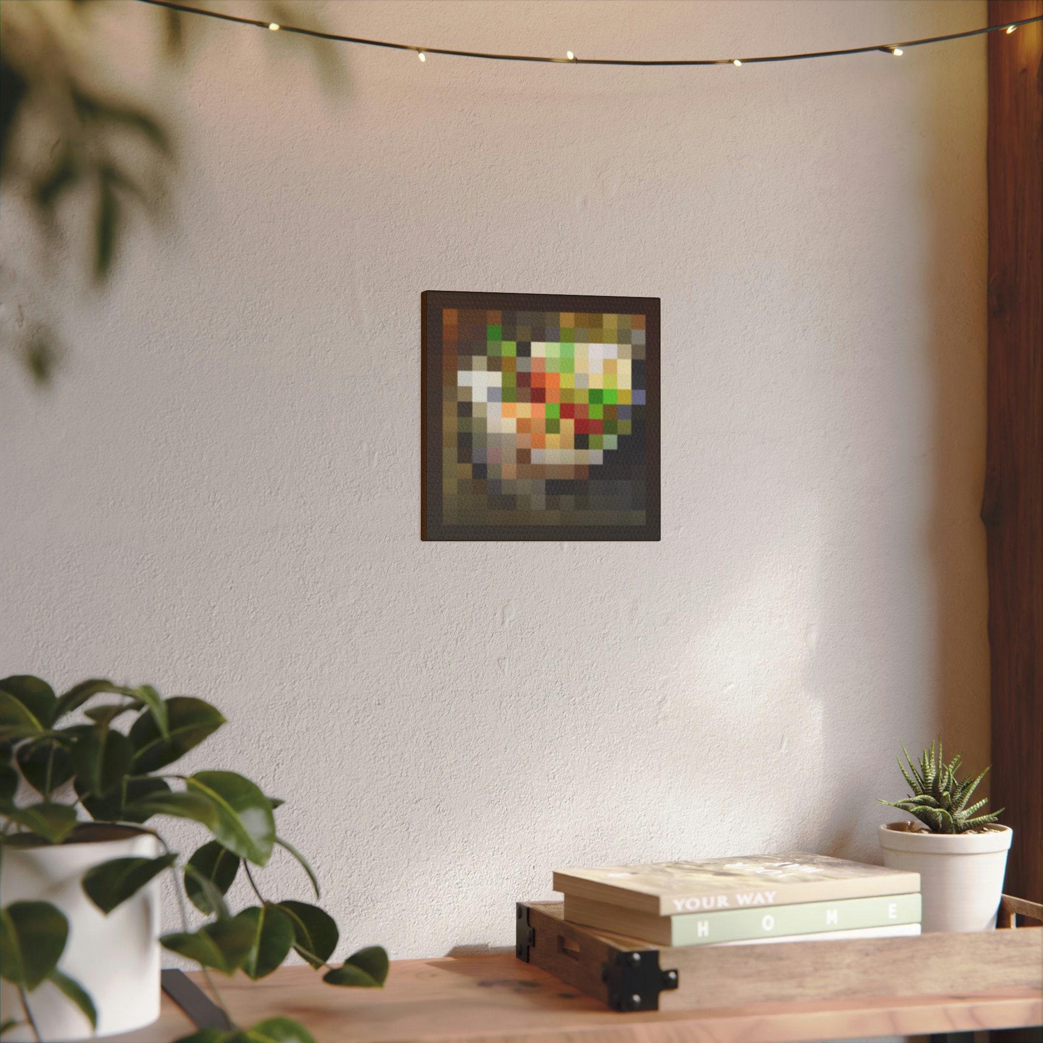 Minecraft Kebab Painting Printed Canva Giclée Print Canvas Printed