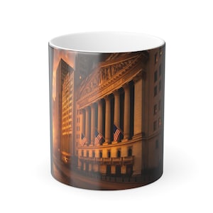 NYSE Colour Morphing-mok - Wall Street Sunrise