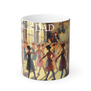 輝くバレエの瞬間: バレエ DAD コーヒーマグ