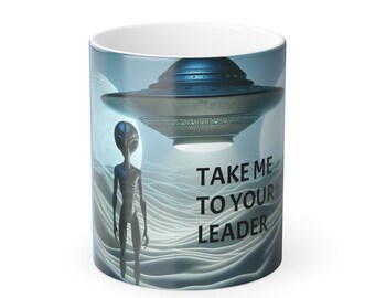 Encuentro extraterrestre: Taza de café con extraterrestres y ovnis