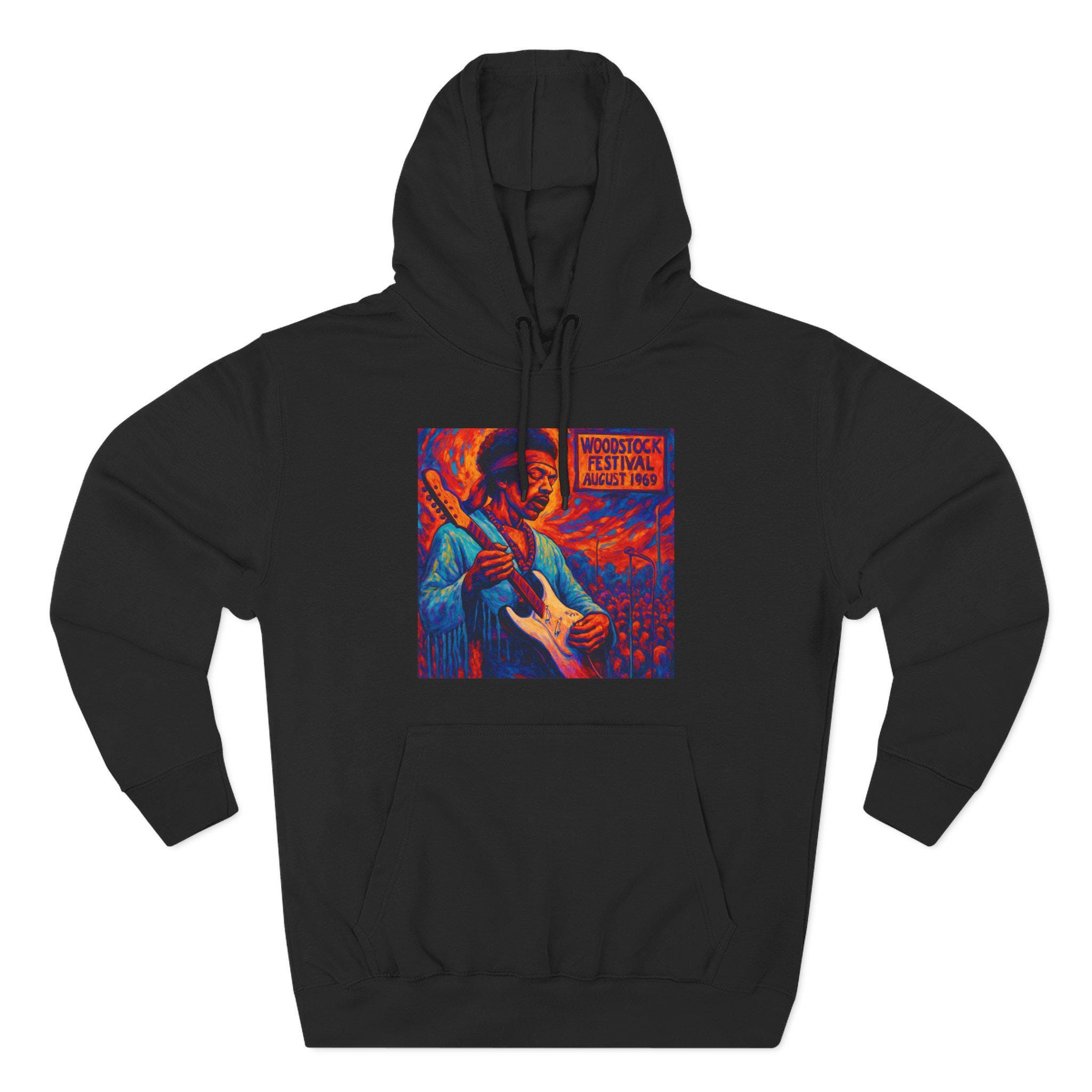 Jimi Hendrix Woodstock Hoodie - 69 Festival Tribute - Etsy