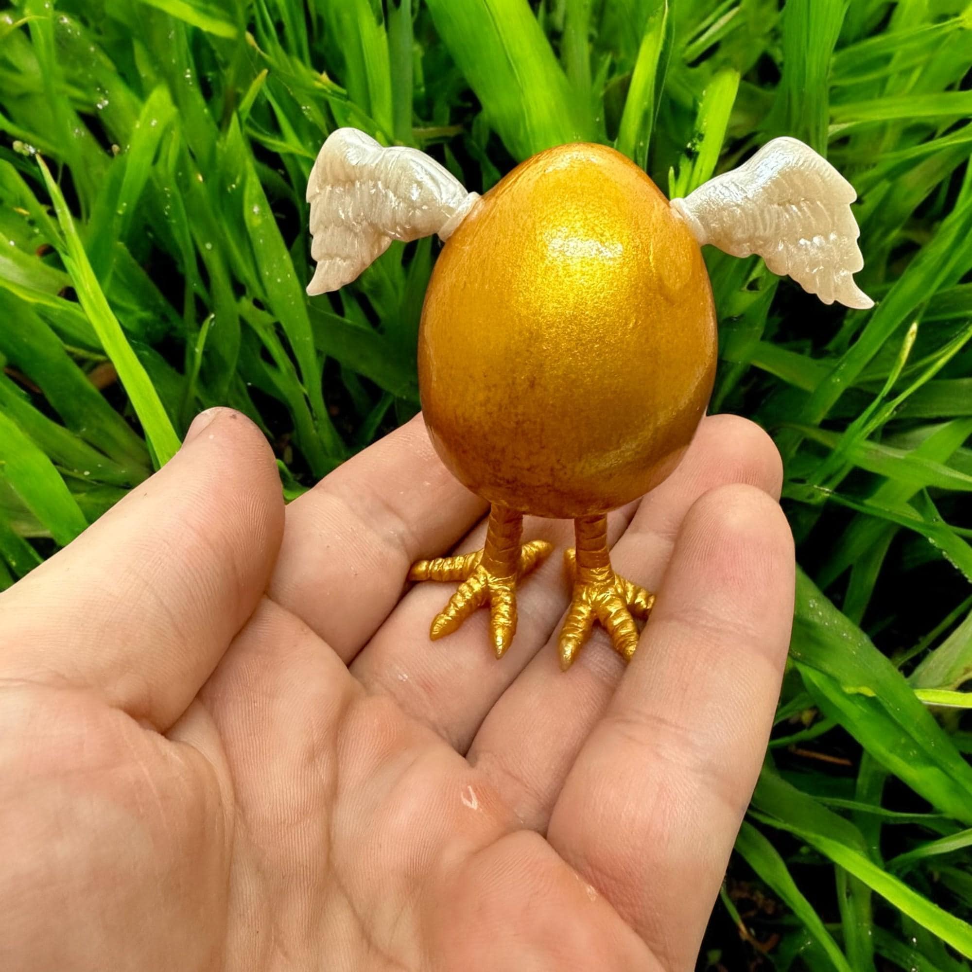 金のガチョウの置物 - Etsy 日本