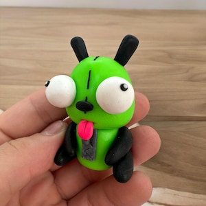 Monster Dog Companion, Creepy Cute Fantasy Pet, Handmade Polymer Clay Creature, Unique Gift for Sister or Dog Lovers, Fantasy Art Collectors