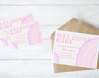 Baby shower digital invitation
