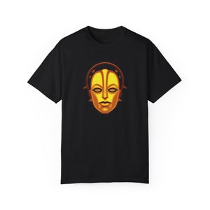 Metropolis Robot Head Retro Movie Fan Art Deco T-shirt