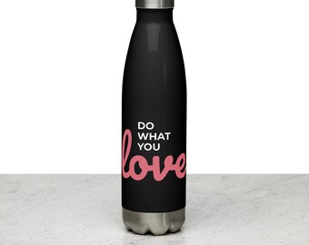 Stainless steel water bottle